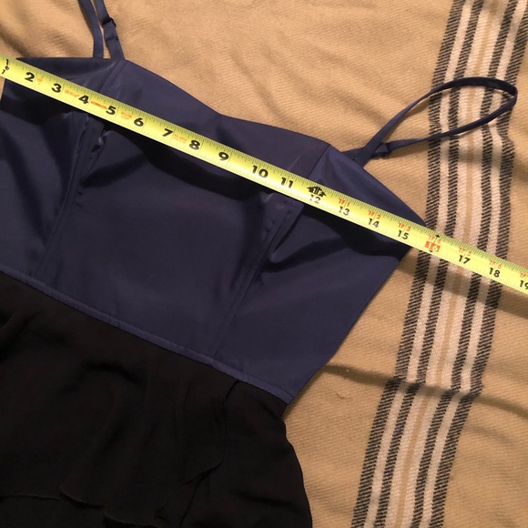 Little Blue Dress with black sheer peblum by H&M - Picture 7 of 8